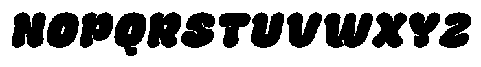 Snap Pop Italic Font UPPERCASE