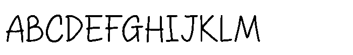 Snappy Child Font UPPERCASE