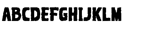 Snarl Rough Regular Font UPPERCASE