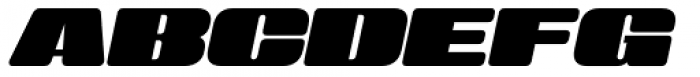 Sneakers Max 500 Black Oblique Font UPPERCASE