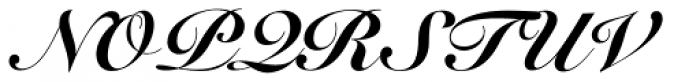 Snell Roundhand Black Script Font UPPERCASE