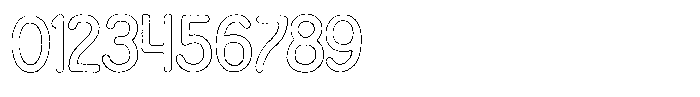Snova Nova Brush Outline Font OTHER CHARS