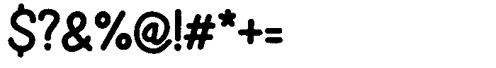 Snova Nova Brush Font OTHER CHARS