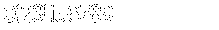 Snova Nova Cut Outline Font OTHER CHARS