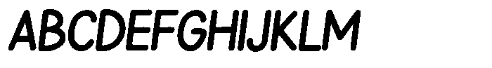 Snova Nova Grit Italic Font UPPERCASE