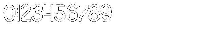 Snova Nova Grit Outline Font OTHER CHARS