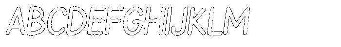 Snova Nova Ink Outline Italic FONT
