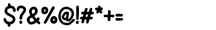 Snova Nova Ink Font OTHER CHARS