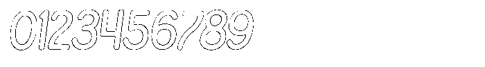 Snova Nova Outline Italic Font OTHER CHARS