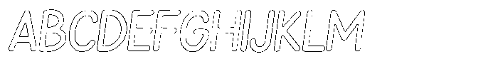 Snova Nova Outline Italic FONT