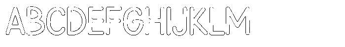 Snova Nova Outline FONT