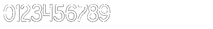 Snova Nova Rough Outline Font OTHER CHARS
