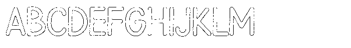 Snova Nova Rough Outline FONT