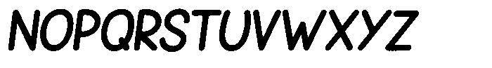 Snova Nova Rust Italic Font UPPERCASE