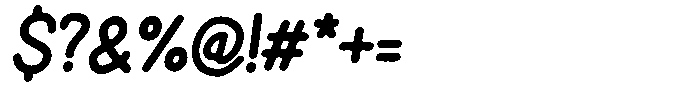 Snova Nova Scratch Italic Font OTHER CHARS