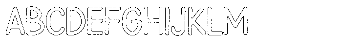 Snova Nova Scratch Outline Font UPPERCASE