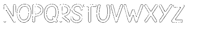 Snova Nova Scratch Outline Font UPPERCASE