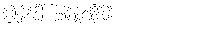 Snova Nova Worn Outline Font OTHER CHARS