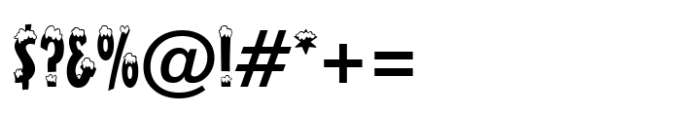 Snow Cap Std Regular Font OTHER CHARS