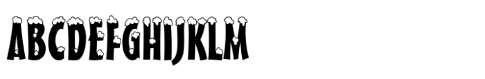 Snow Cap Std Regular Font UPPERCASE