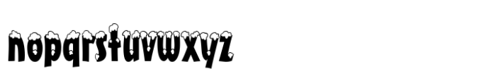 Snow Cap Std Regular Font LOWERCASE