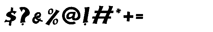 Snow Flow Font OTHER CHARS