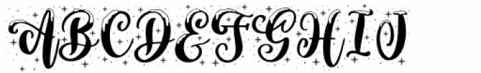 Snowember Calligraphy Font UPPERCASE