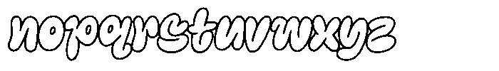 Snowkie Font LOWERCASE