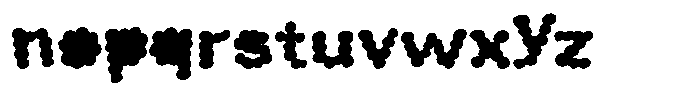 Snowmansballs Font LOWERCASE