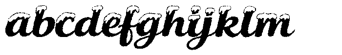 Snowy Smile Distort FONT