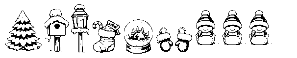 Snowy Smile Doodles Font OTHER CHARS
