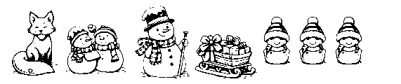 Snowy Smile Doodles Font UPPERCASE