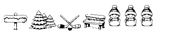 Snowy Smile Doodles Font LOWERCASE