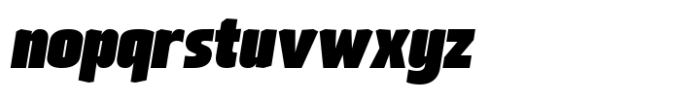 Snubfist Oblique Font LOWERCASE