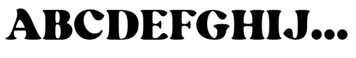 Snug Regular Font UPPERCASE