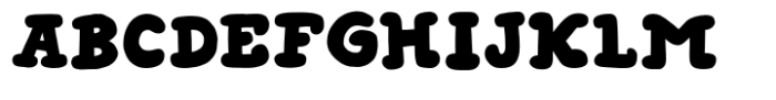 Snuggle Punk Regular Font UPPERCASE