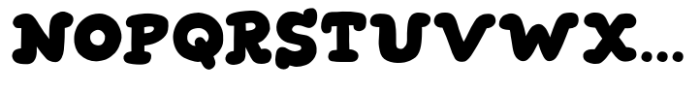 Snuggle Punk Regular Font UPPERCASE