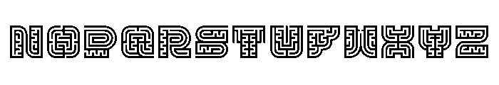 Snacks 19 Font UPPERCASE