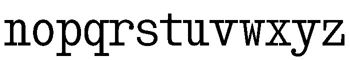 Snapshot Book Font LOWERCASE