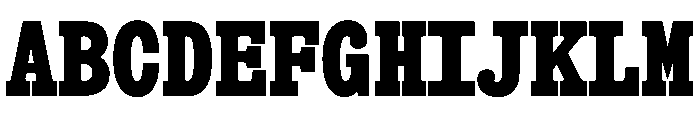 Snapshot Extra Bold Font UPPERCASE