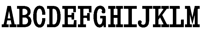 Snapshot Medium Font UPPERCASE