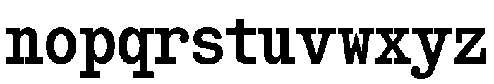 Snapshot Medium Font LOWERCASE