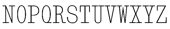 Snapshot Thin Font UPPERCASE
