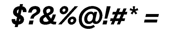 Sneak BoldItalic Font OTHER CHARS