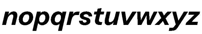 Sneak BoldItalic Font LOWERCASE