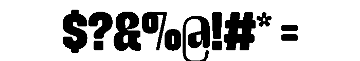 Snug Black Instance Font OTHER CHARS