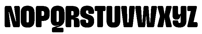 Snug Black Instance Font UPPERCASE