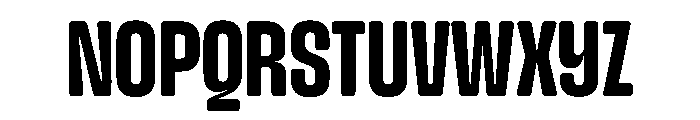 Snug Bold Instance Font UPPERCASE