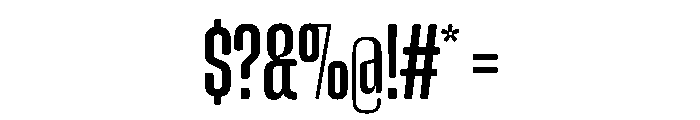 Snug Compact Instance Font OTHER CHARS