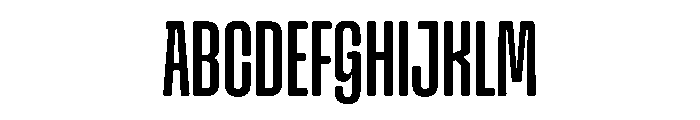 Snug Compact Instance Font UPPERCASE